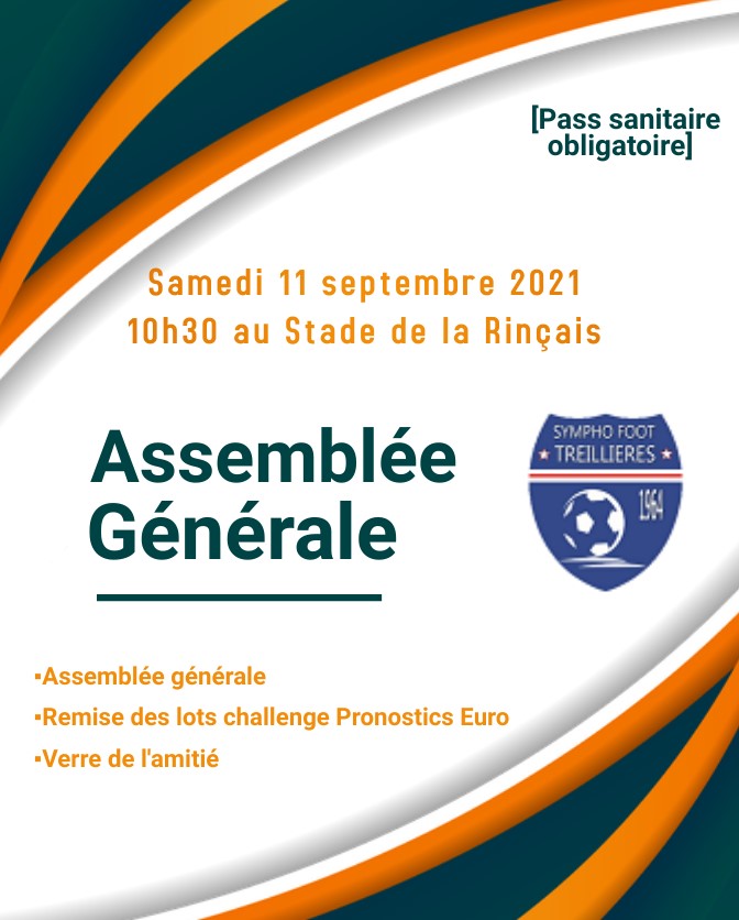 Assemblée Générale du Club Samedi 11 septembre