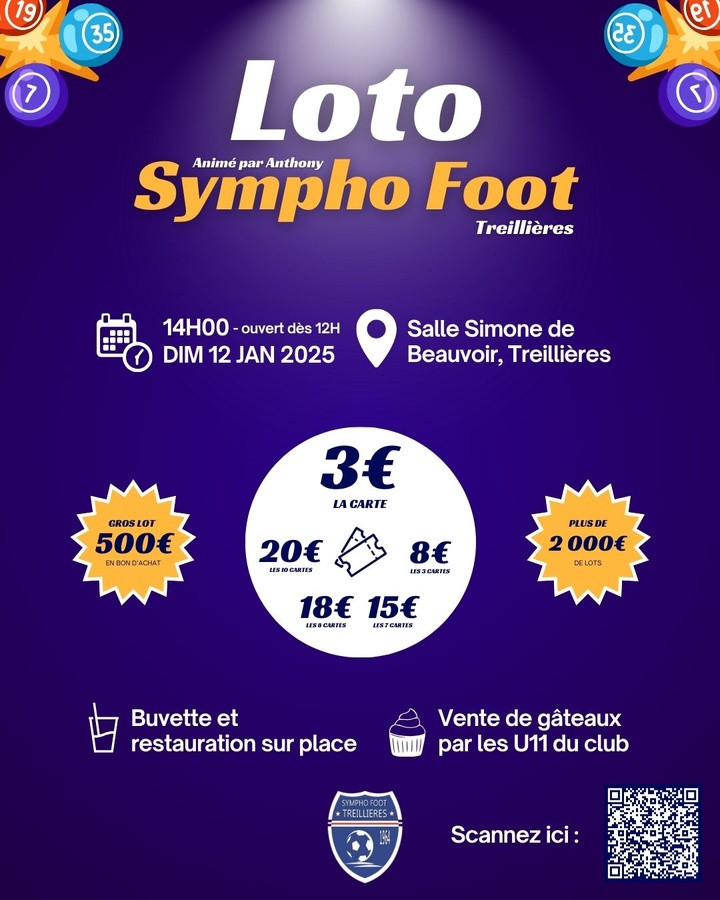 Grand Loto de la Sympho Foot : À vos cartons !