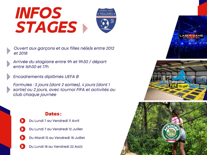 Stages de Football - Sympho Foot Treillières ⚽🔥