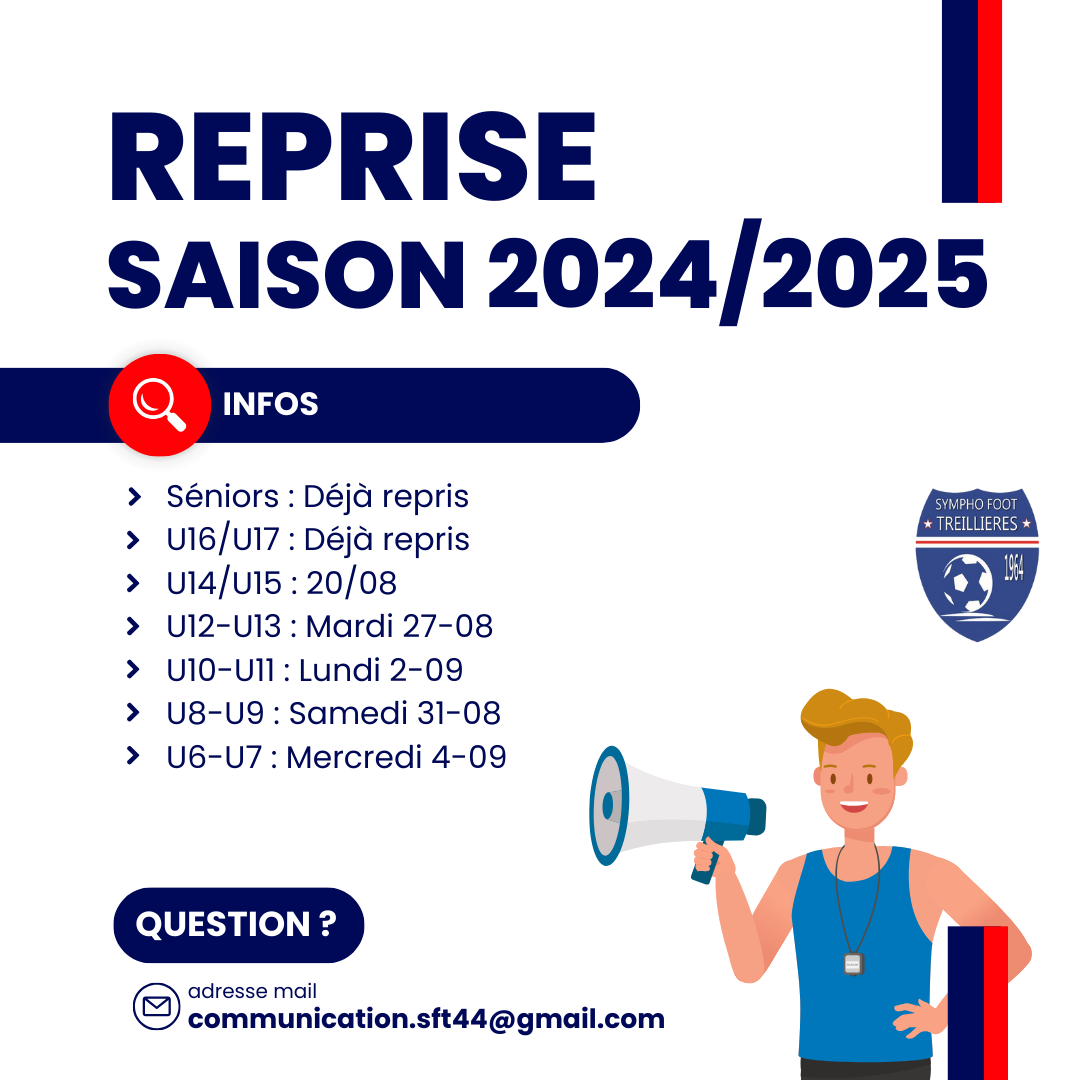 Reprise saison 2024/2025