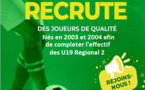 Symphofoot Treillières recrute des joueurs pour la U19 R2 !