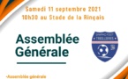 Assemblée Générale du Club Samedi 11 septembre