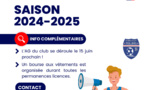 Informations inscriptions saison 2024-2025
